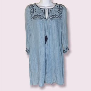 🆕 L.O.G.G. for H&M Denim Dress with Embroidery